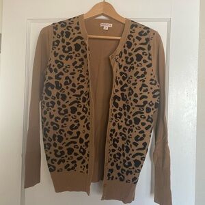 Cheetah Print Cardigan